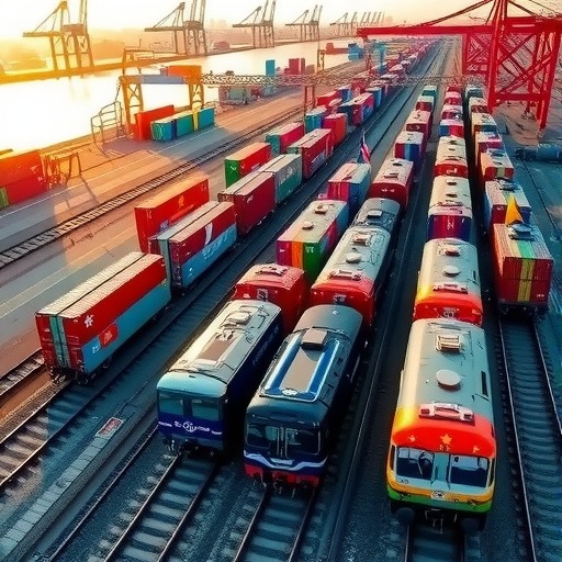 霍尔果斯铁路口岸通行中欧（中亚）班列突破1000列