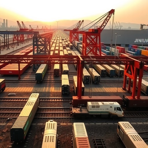 三门峡到江苏洋口港首列集装箱货运专列成功试运行