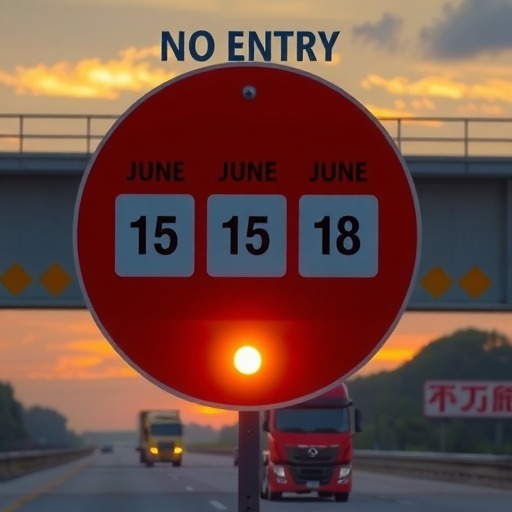 货车注意 6月15日至18日广东高速公路禁止危险货物运输车辆通行(图1)